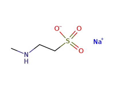 2-methylamino-1-ethanesulphonic acid sodium salt
