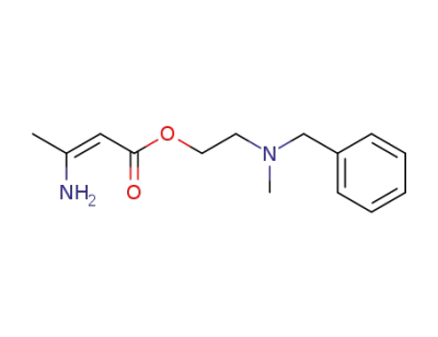 2-(N-benzyl-N-methylamino)-ethyl 3-aminocrotonate