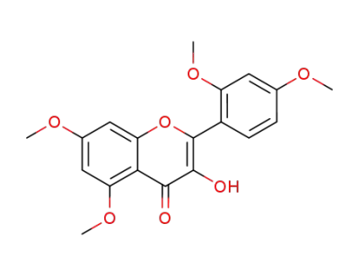 2-(2,4-dimethoxyphenyl)-3-hydroxy-5,7-dimethoxy-4H-chromen-4-one